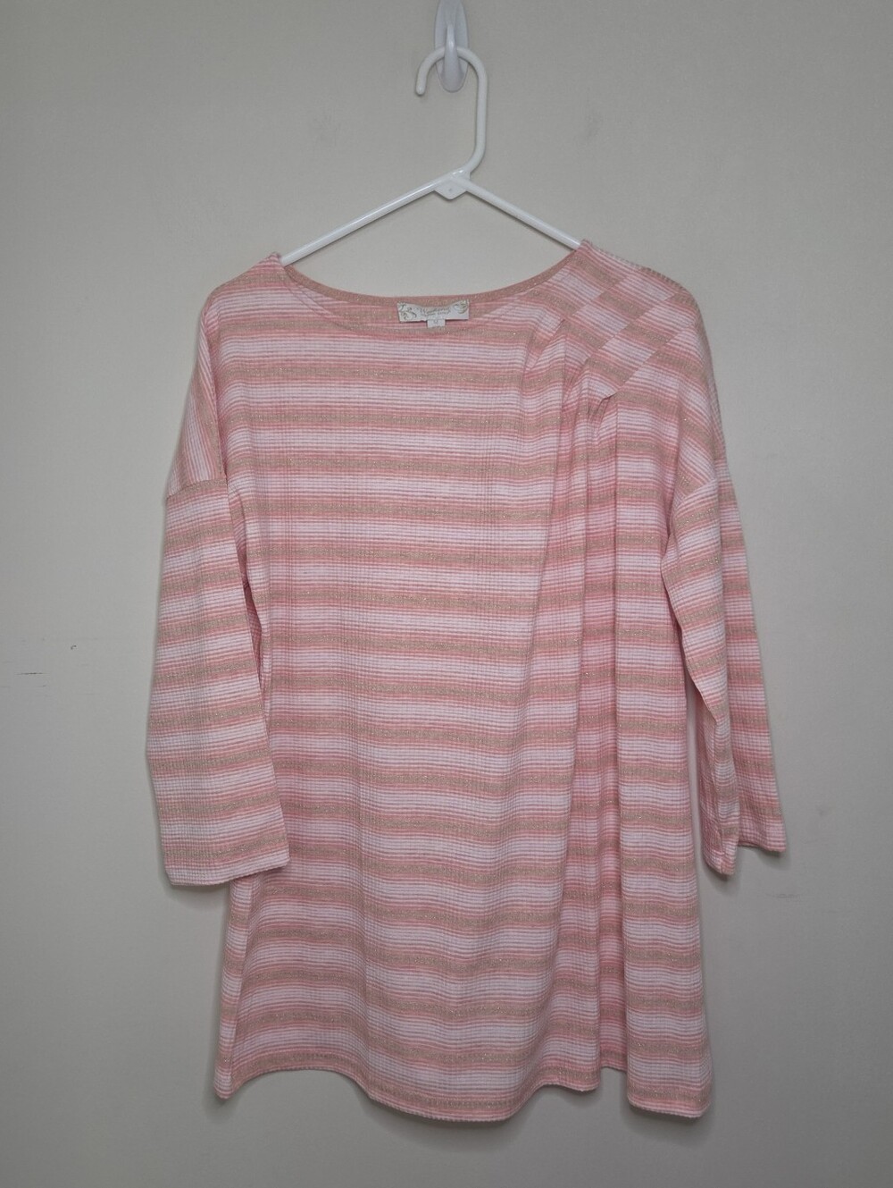 Women's Weekend Suzanne Betro 3/4 Sleeve Top Sz Medium NWT